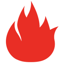 red fire logo