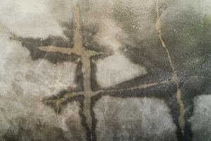 Cracked Concrete Slab